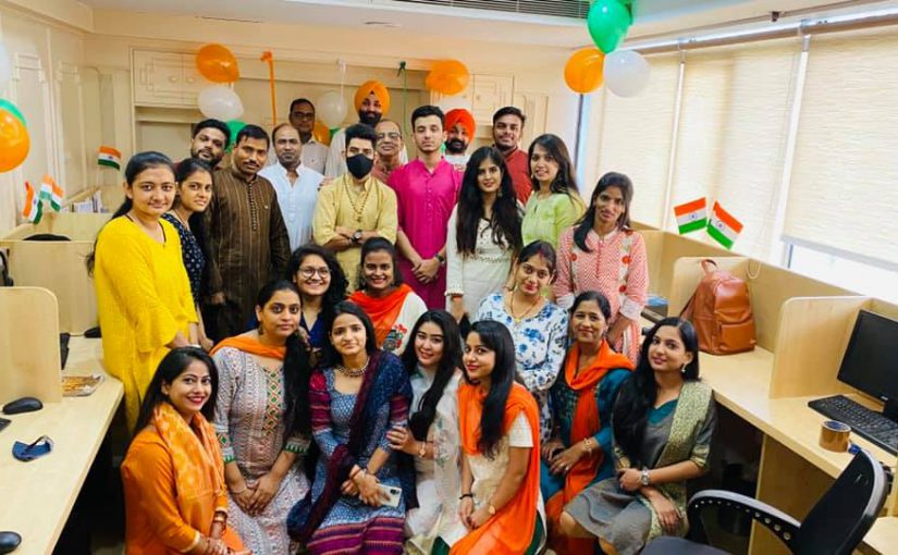 Celebration of 75th Independence Day at Akal Information System Private Limited